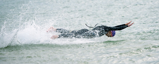 Stroke & Stride race swimmer